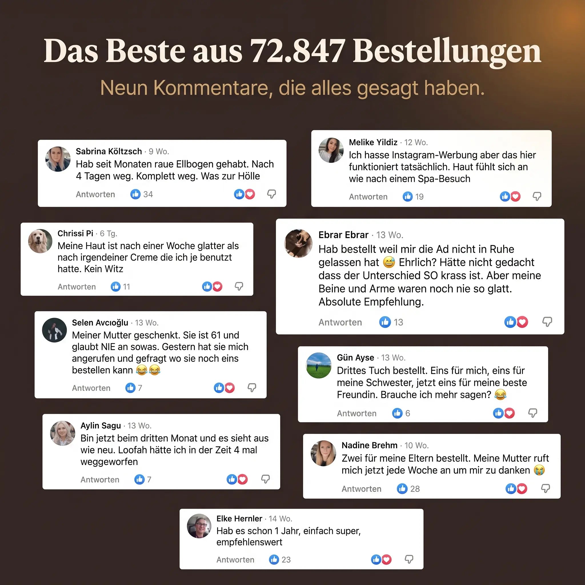 Premium Hammam Peeling Duschtuch™ aus Bambusfaser, Aktivkohle & AG+ Silberionen