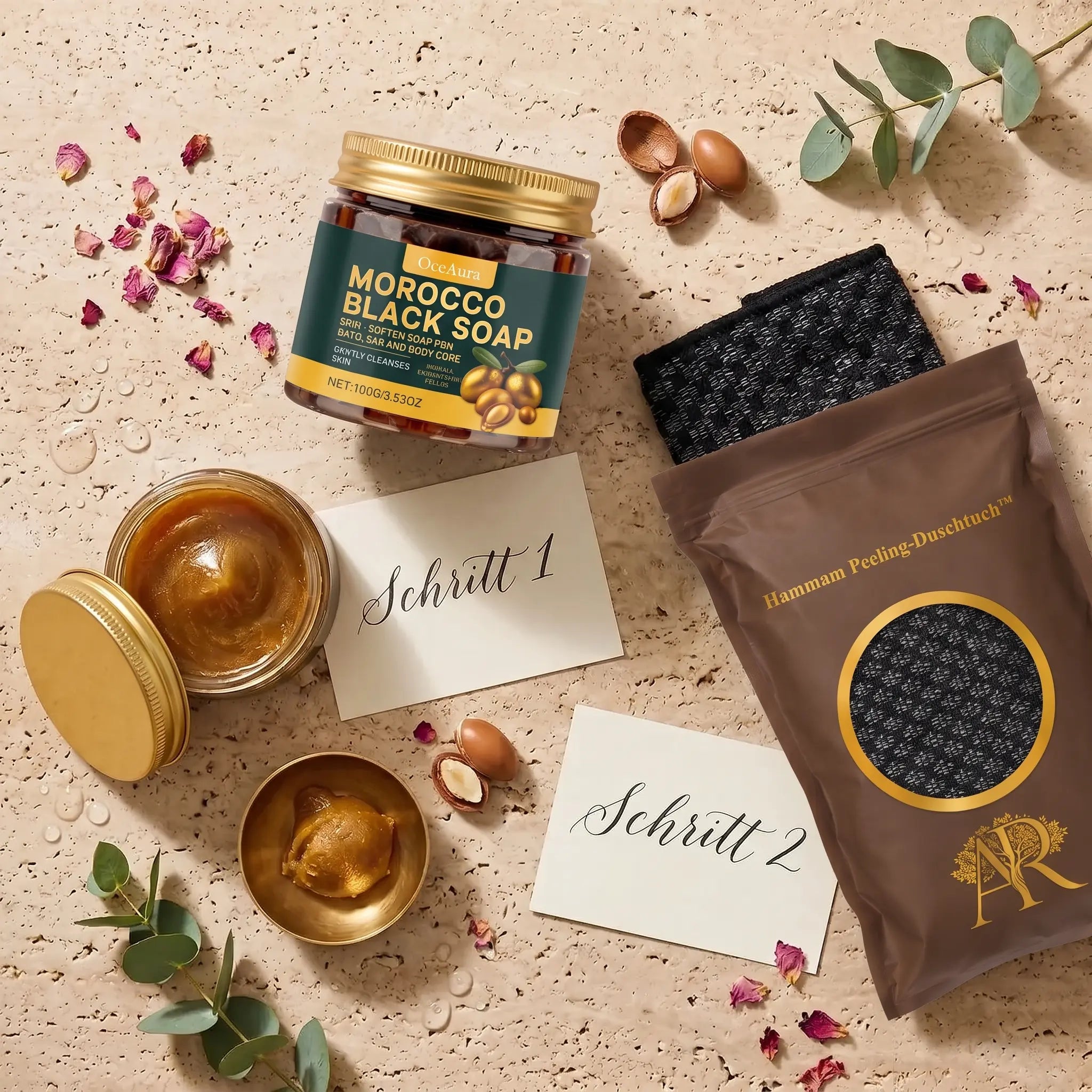 Peeling-Aktivator™ Seife · öffnet die Poren, 3× tieferes Peeling